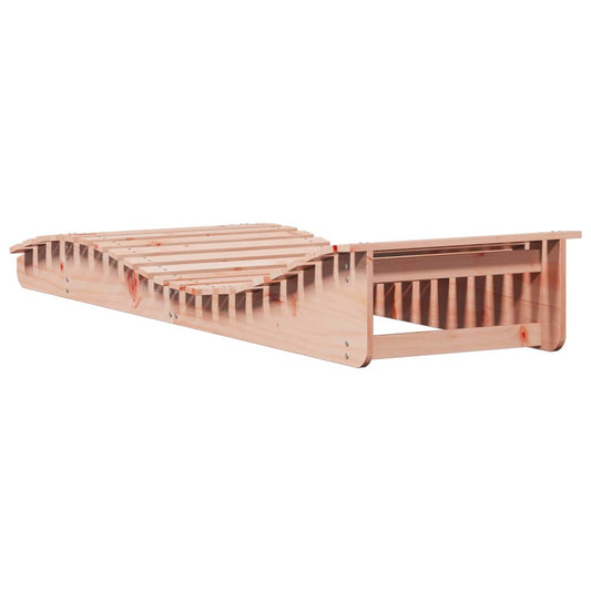 Tumbona De Madera Maciza Douglas 205x70x31,5 Cm / Vetonek_0