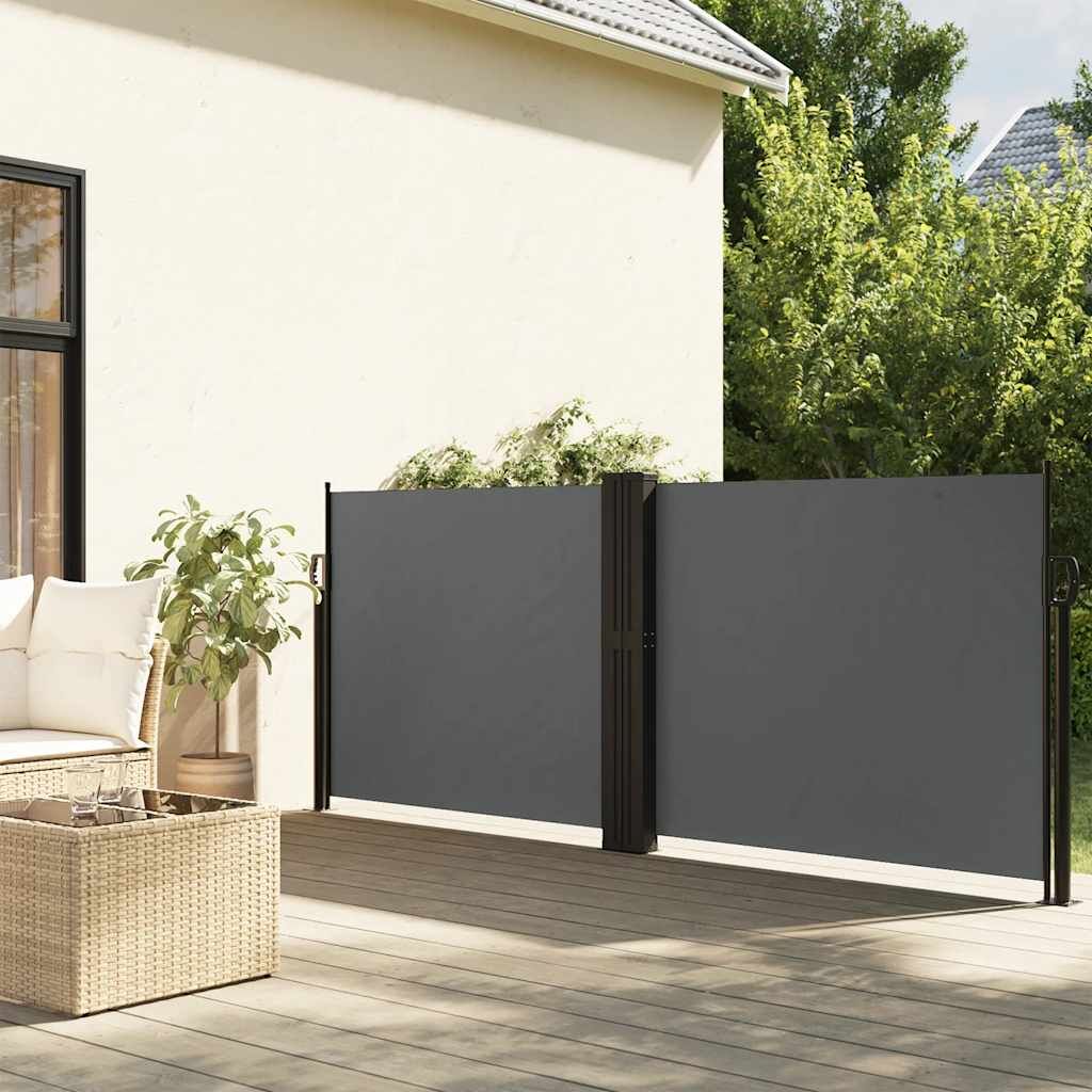 Vidaxl Toldo Lateral Retráctil Gris Antracita 100x600 Cm_1
