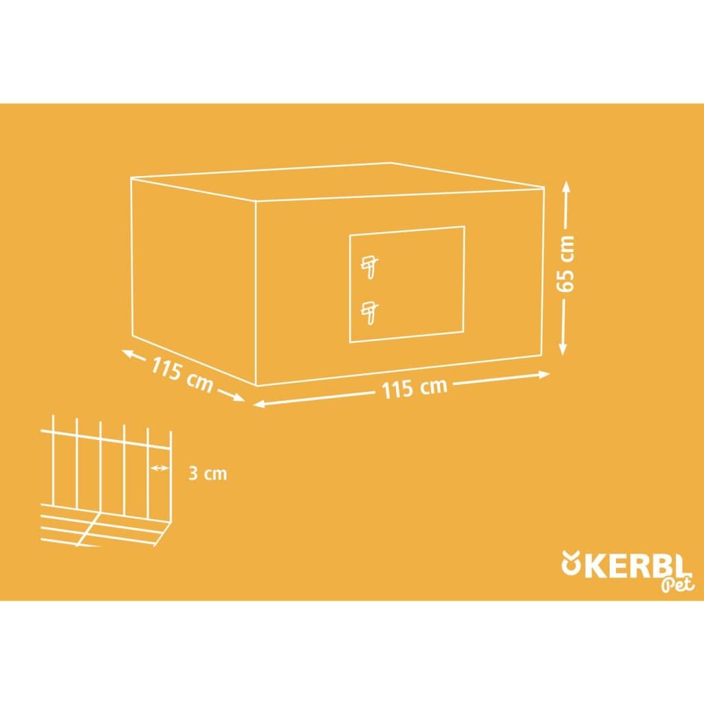 Kerbl Recinto Exterior Para Animales Pequeños Y Barrera Escape Cromado_2