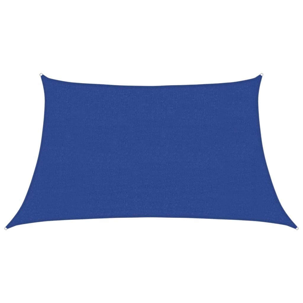 Vidaxl Toldo De Vela Hdpe Azul 160 G/m² 3/4x2 M_0