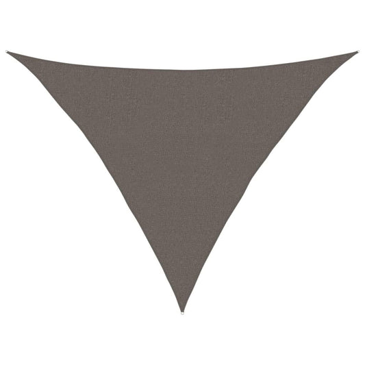 Vidaxl Toldo De Vela Gris Antracita Hdpe 160 G/m² 2,5x2,5x3,5 M_0