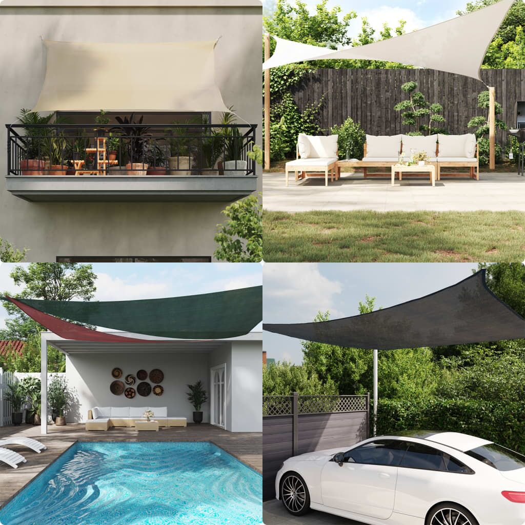 Vidaxl Toldo De Vela Hdpe Naranja 160 G/m² 2x3,5 M_1