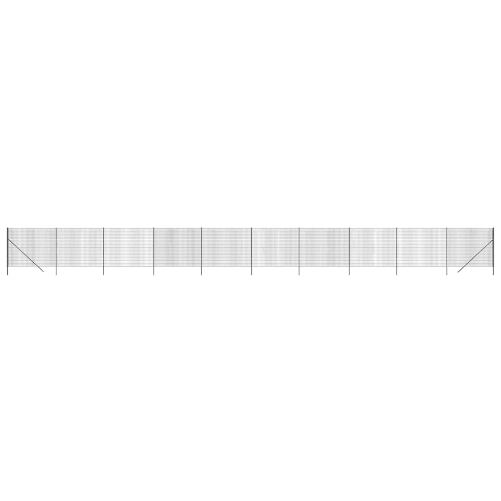 Cerca De Alambre De Acero Galvanizado Gris Antracita 1,4x25 M / Vetonek_3