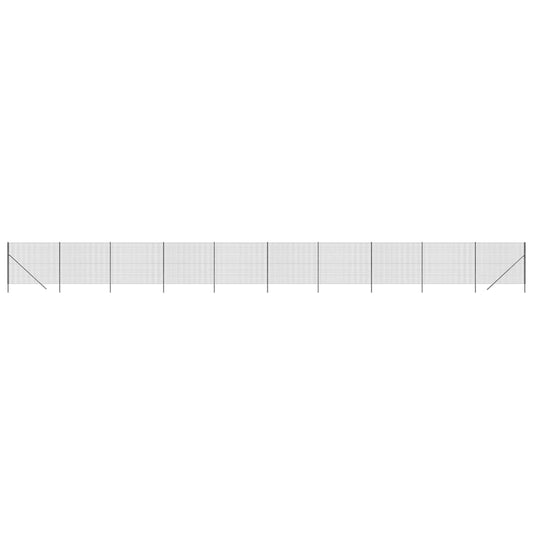 Cerca De Alambre De Acero Galvanizado Gris Antracita 1,8x25 M / Vetonek_0