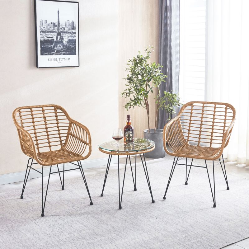 Pack 2 Sillas De Exterior Zaza Rattán, Rattan, 61 X 82 X 56_3