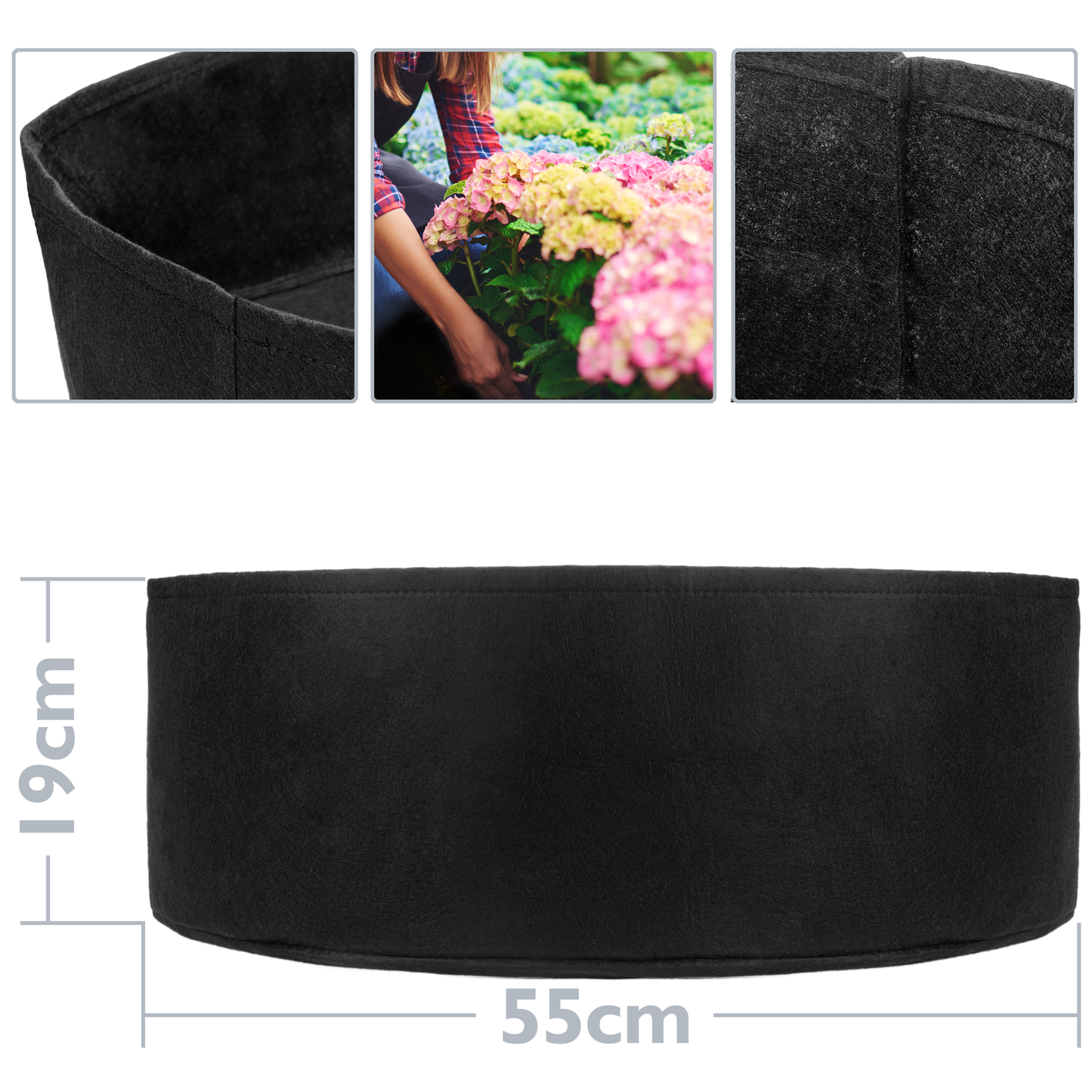 Bolsa De Cultivo Y Crecimiento De Plantas 55x19cm 5 Unidades_1