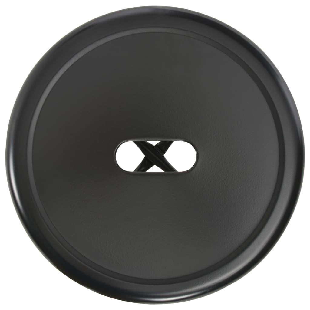 Taburetes De Cocina 4 Unidades Acero Negro_4