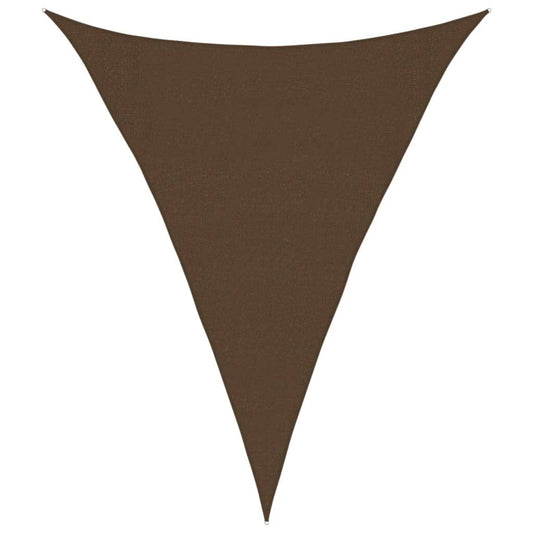 Vidaxl Toldo De Vela Hdpe Marrón 160 G/m² 3x4x4 M_0