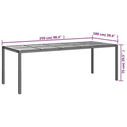 Vidaxl Set De Comedor De Jardín 11 Pzas Y Cojines Ratán Sintético Gris_2