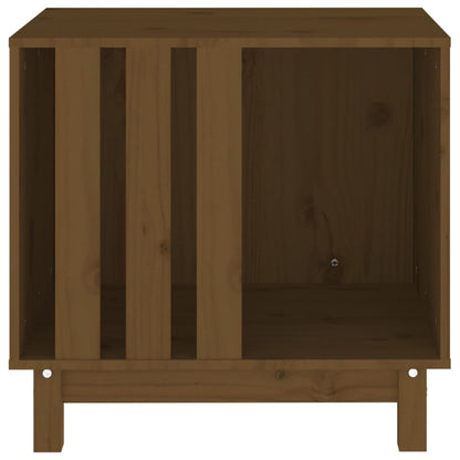 Cama Para Perros Madera Maciza Pino Marrón Miel 60x45x57 Cm / Vetonek_2