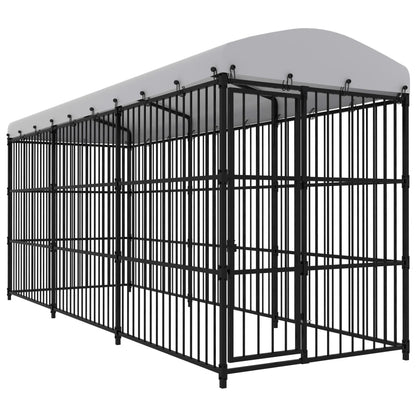 Vidaxl Perrera De Exterior Con Techo 450x150x210 Cm_0