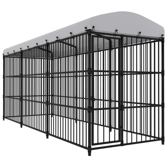 Vidaxl Perrera De Exterior Con Techo 450x150x210 Cm_0