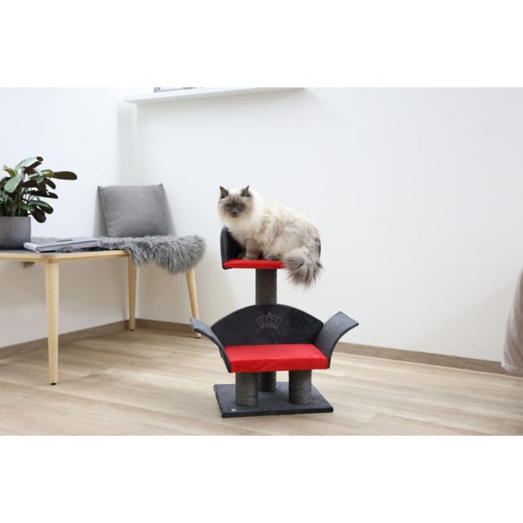 Kerbl Rascador Para Gatos Lounge Deluxe Gris Y Rojo 81548_4