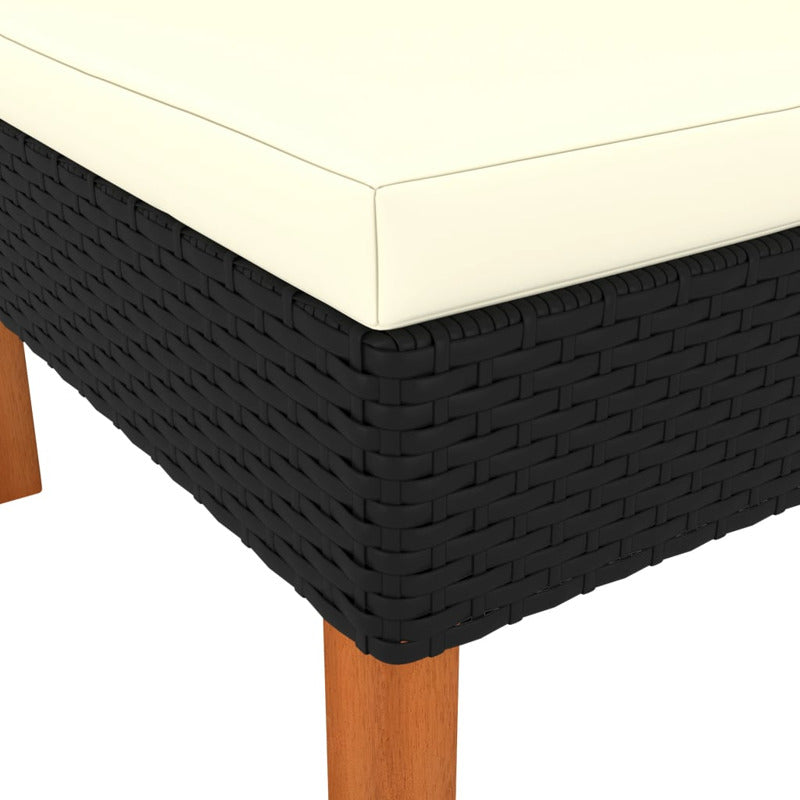 Vidaxl Sofás De Esquina 2 Uds Ratán Sintético Y Madera De Eucalipto_5