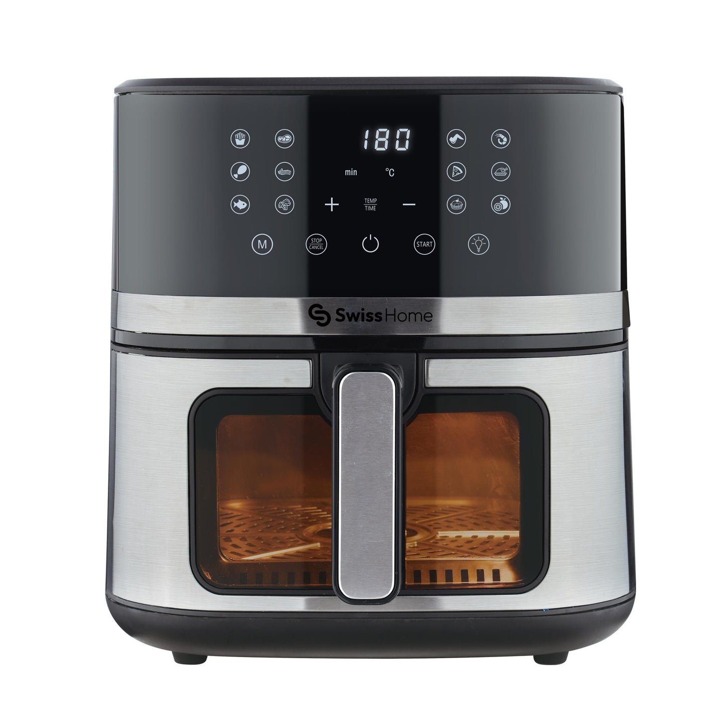Freidora De Aire 6.5l 1600w Swisshome Con Temp. Ajustable Y Revestimiento Antiadherente_1
