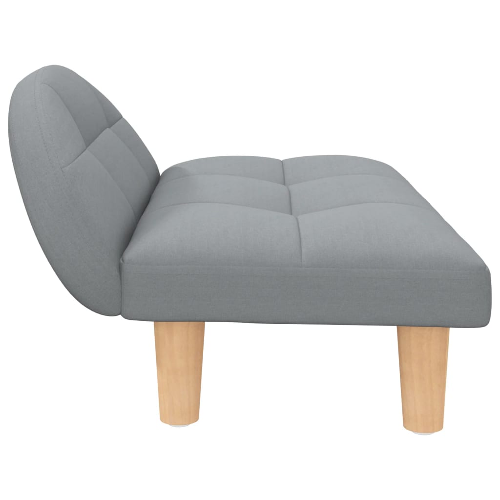 Cama Para Perros De Tela Gris Claro 70x52x30 Cm / Vetonek_3