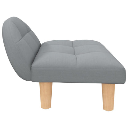 Cama Para Perros De Tela Gris Claro 70x52x30 Cm / Vetonek_3