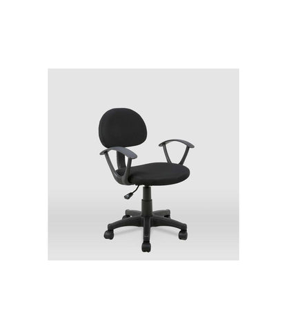 Silla De Oficina Leyre En Negro. Alto: 80.5/92.5 Ancho: 55. Fondo: 58,5_5