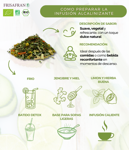 Infusión Bienestar Alcalino Granel Ecológica | Frisafran 100 G_4