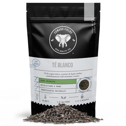 Té Blanco ecológico a granel Edward Fields 60 g