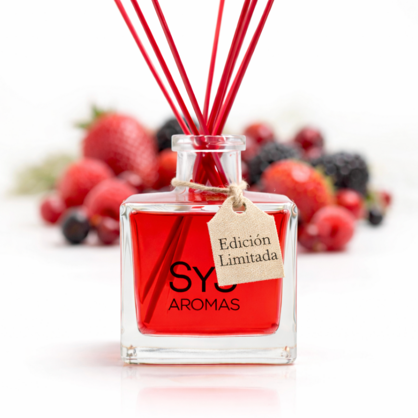 Ambientador Mikado Sys 200 Ml | Frutos Rojos | Varillas Rojas | Aroma Dulce | Larga Duración_1