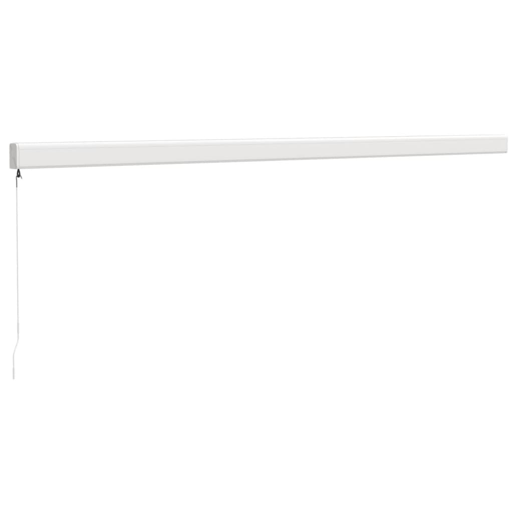 Toldo Retráctil Aluminio Y Tela Azul Y Blanco 5x3 M_3