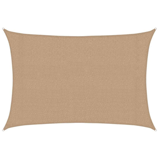 Vidaxl Toldo De Vela Hdpe Gris Taupe 160 G/m² 3x4,5 M_0
