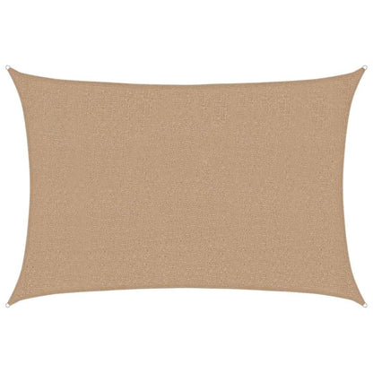 Vidaxl Toldo De Vela Hdpe Gris Taupe 160 G/m² 2,5x4 M_0