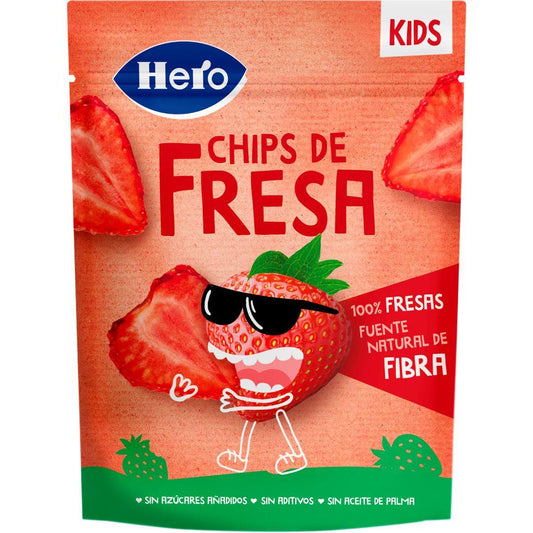 Chips de Fresa 12g- Hero Kids Hero Kids Snack de Chips de Fresa- 12g