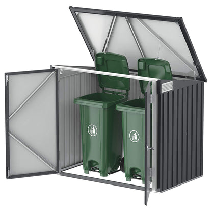 Outdoor Grey Anthracite Metal Storage Box 770 L_3