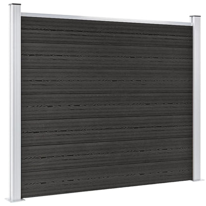 Panel De Valla Wpc Gris 180x146 Cm / Vetonek_3