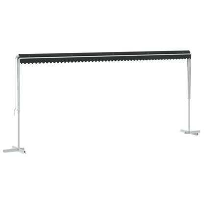 Toldo Independiente Gris Antracita 6 X 3 M Poliéster_2