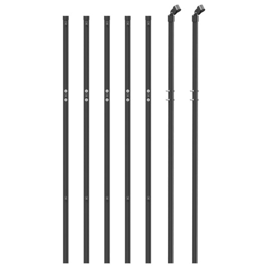 Cerca De Alambre De Acero Galvanizado Gris Antracita 1x10 M / Vetonek_0