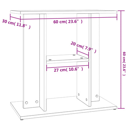Vidaxl Soporte Para Acuario De Hormigón Gris 60x30x60 Cm De Madera Sintética_2