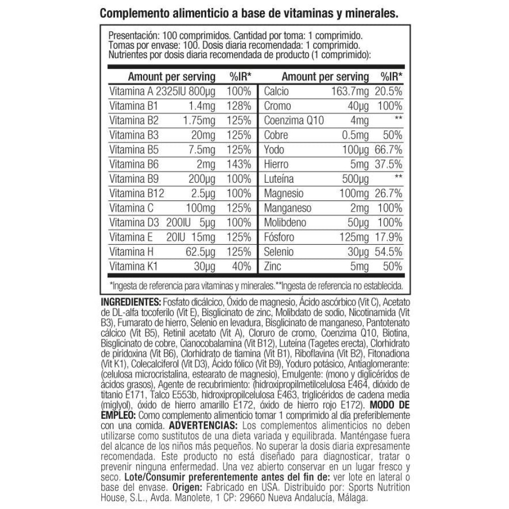 V25 Vitamins 30 Caps