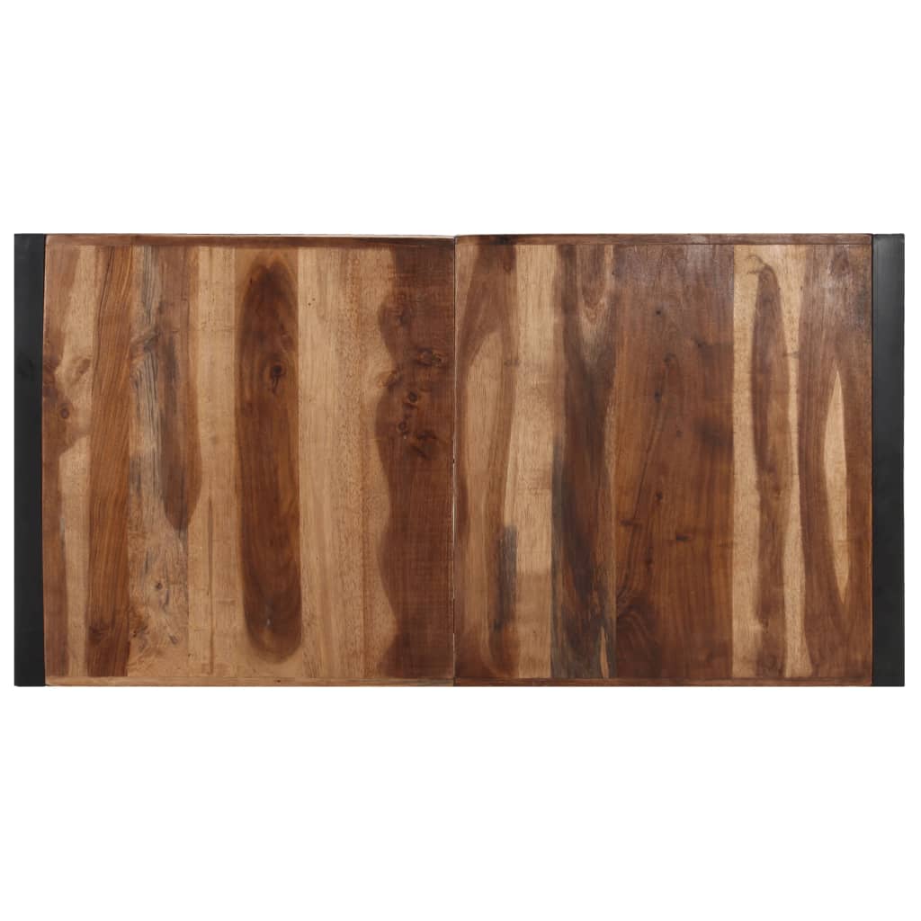 Mesa De Centro De Madera Maciza 140x70x40 Cm_1