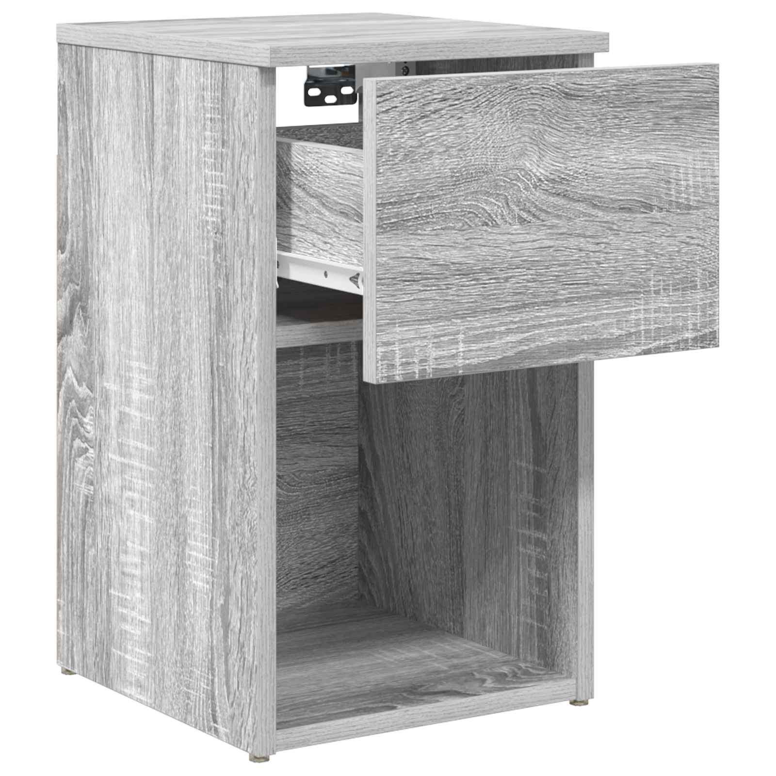 Mueble Cama Gris Sonoma 29 X 31,5 X 49 Cm Madera De Ingeniería_4