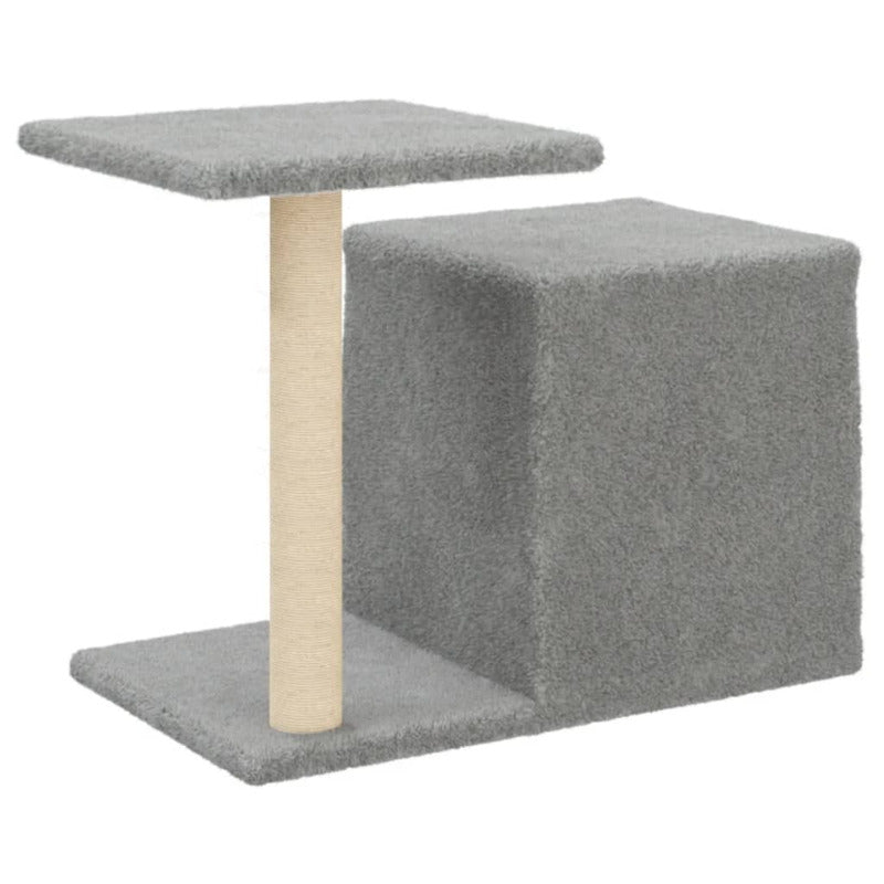 Vidaxl Rascador Para Gatos Con Postes De Sisal Gris Claro 50,5 Cm_5