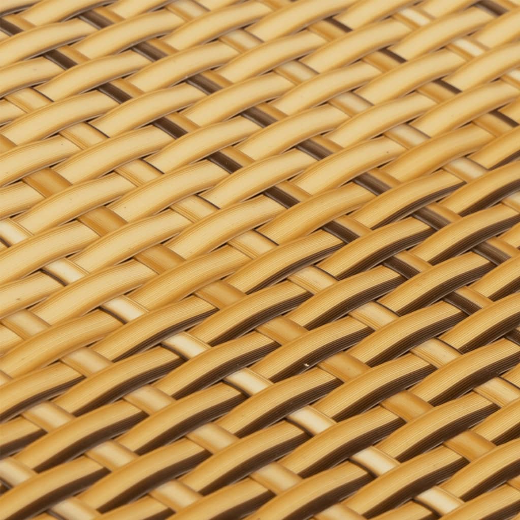 Toldo Para Balcón Ratán Sintético Marrón Claro 500x80 Cm / Vetonek_2