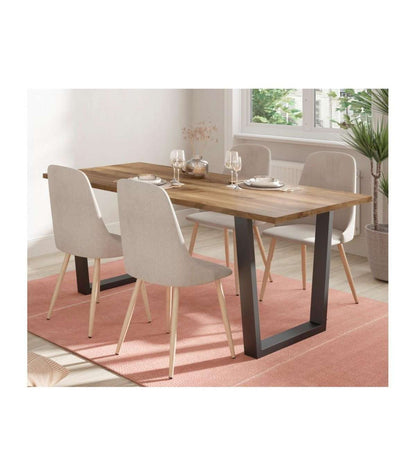 Mesa Comedor Rectangular Fauna Acabado Nogal, 75cm(alto) 180cm(ancho) 90cm(largo)_1