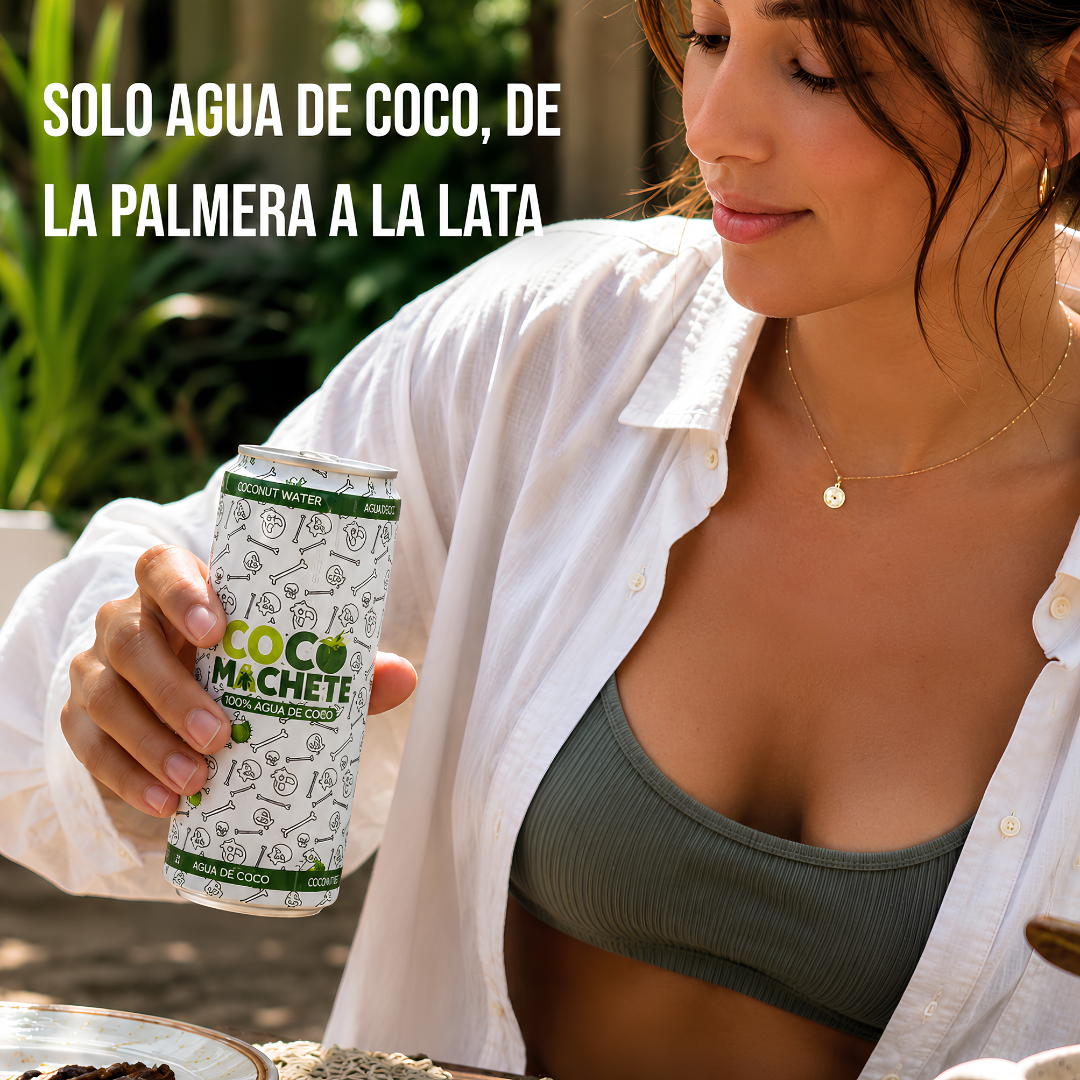 Agua De Coco Natural 100%, Pack 12 Latas X 310 Ml_5