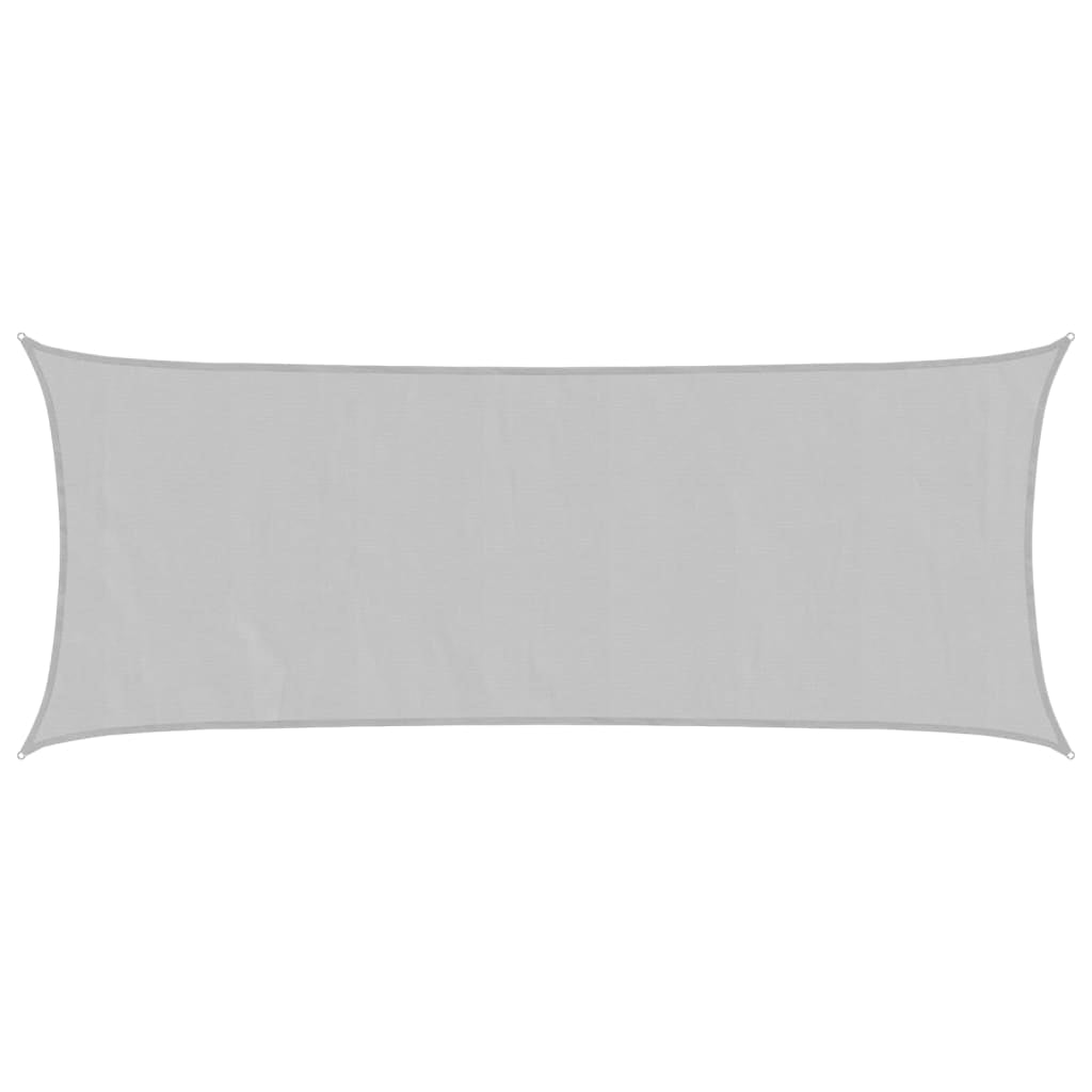 Vidaxl Toldo De Vela Poliéster Oxford 100% Gris Claro 4,5x2 M_0