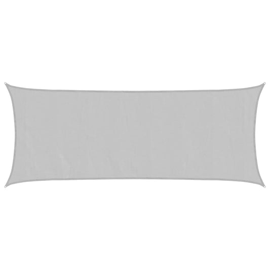 Vidaxl Toldo De Vela Poliéster Oxford 100% Gris Claro 4,5x2 M_0