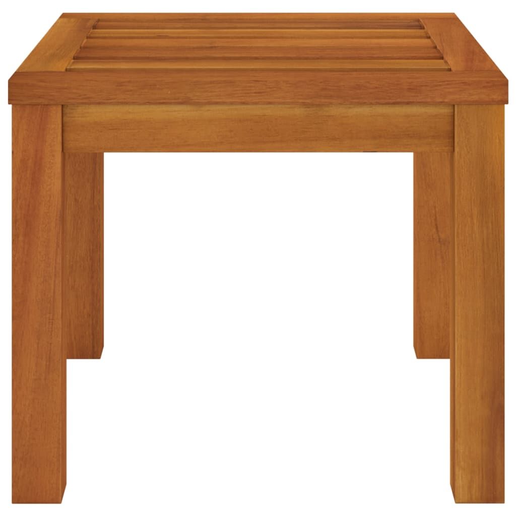Vidaxl Taburetes De Jardín Con Cojines 2 Uds Madera Acacia 40x40x42 Cm_4