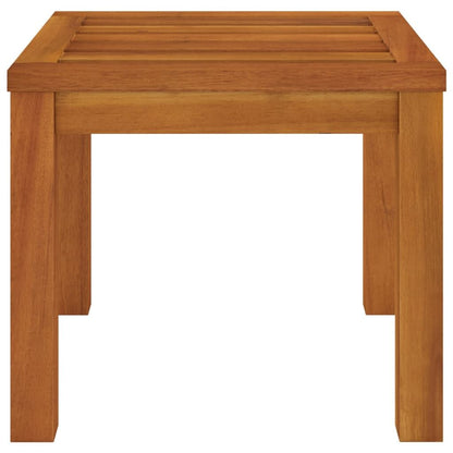 Vidaxl Taburetes De Jardín Con Cojines 2 Uds Madera Acacia 40x40x42 Cm_4