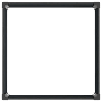 Arriate Elevado Negro 100 X 100 X 54 Cm Wpc Y Aluminio_4