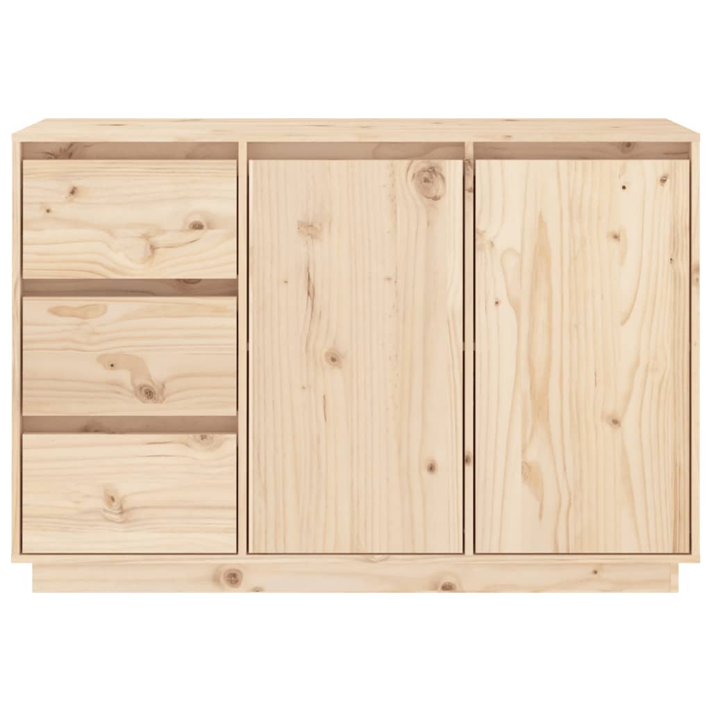 Aparador De Madera Maciza De Pino 111x34x75 Cm / Vetonek_1