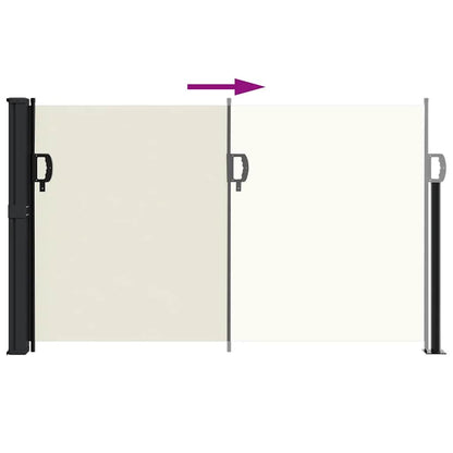 Vidaxl Toldo Lateral Retráctil Crema 117x300 Cm_4