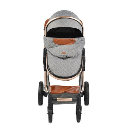 Carrito De Bebé Dúo Convertible Con Detalles En Polipiel Alma Dark Grey_1