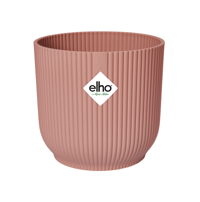 Macetero vibes fold round delicate pink Elho 22 cm